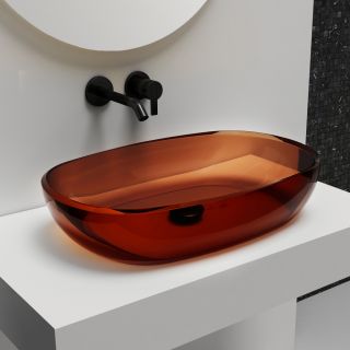 Раковина ABBER Kristall 60см коричневый AT2805Opal